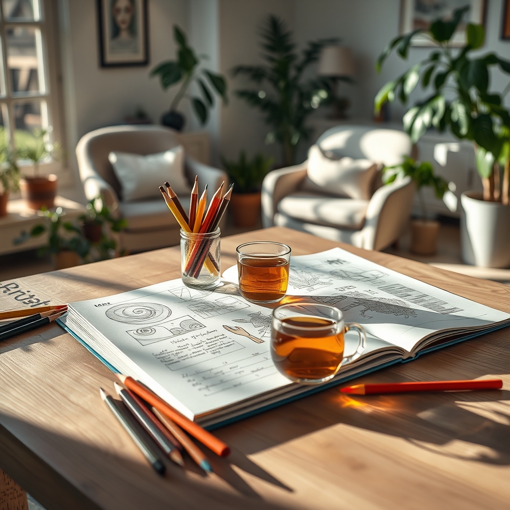 artist workbook product view