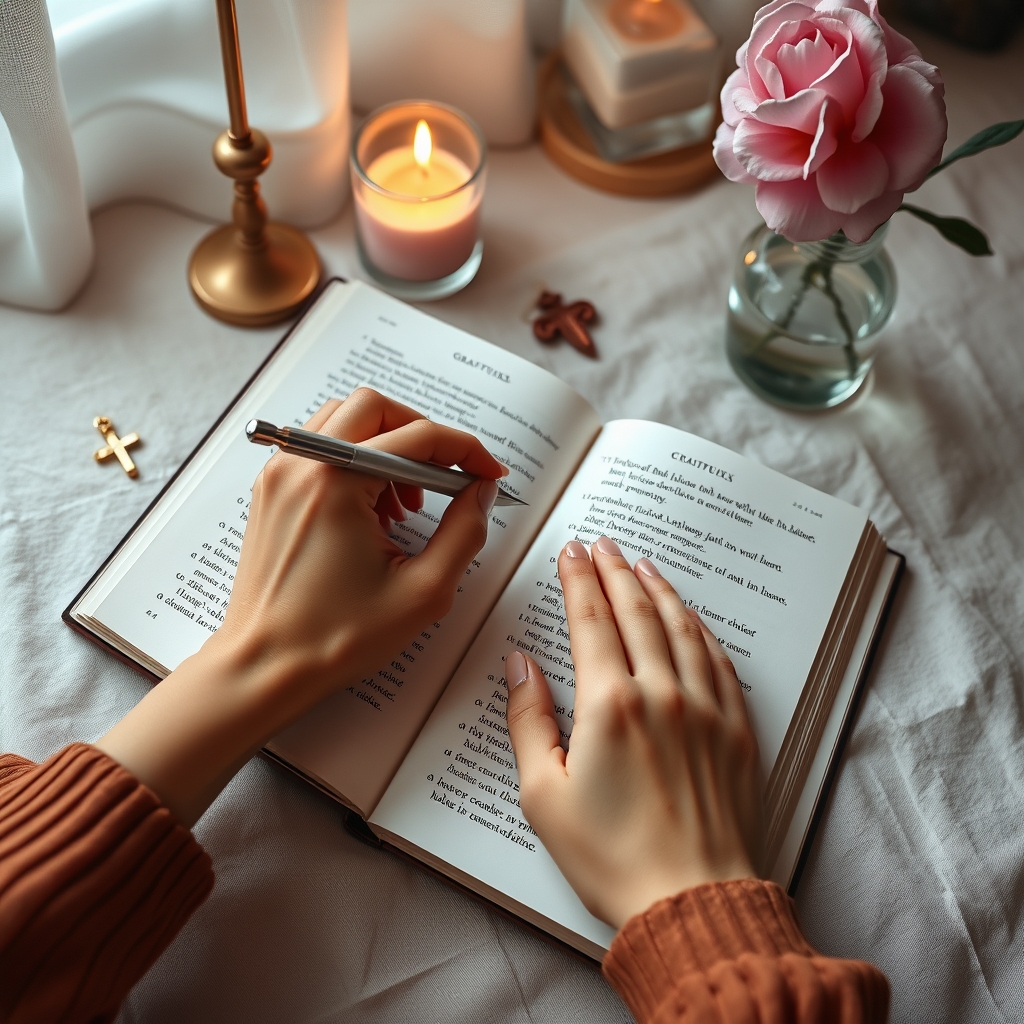 gratitude journal in action