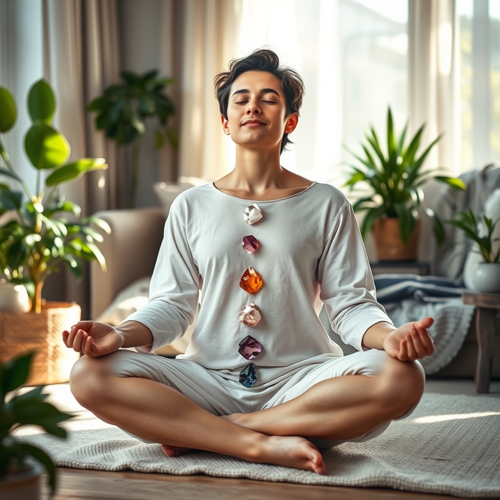 healing crystals in action