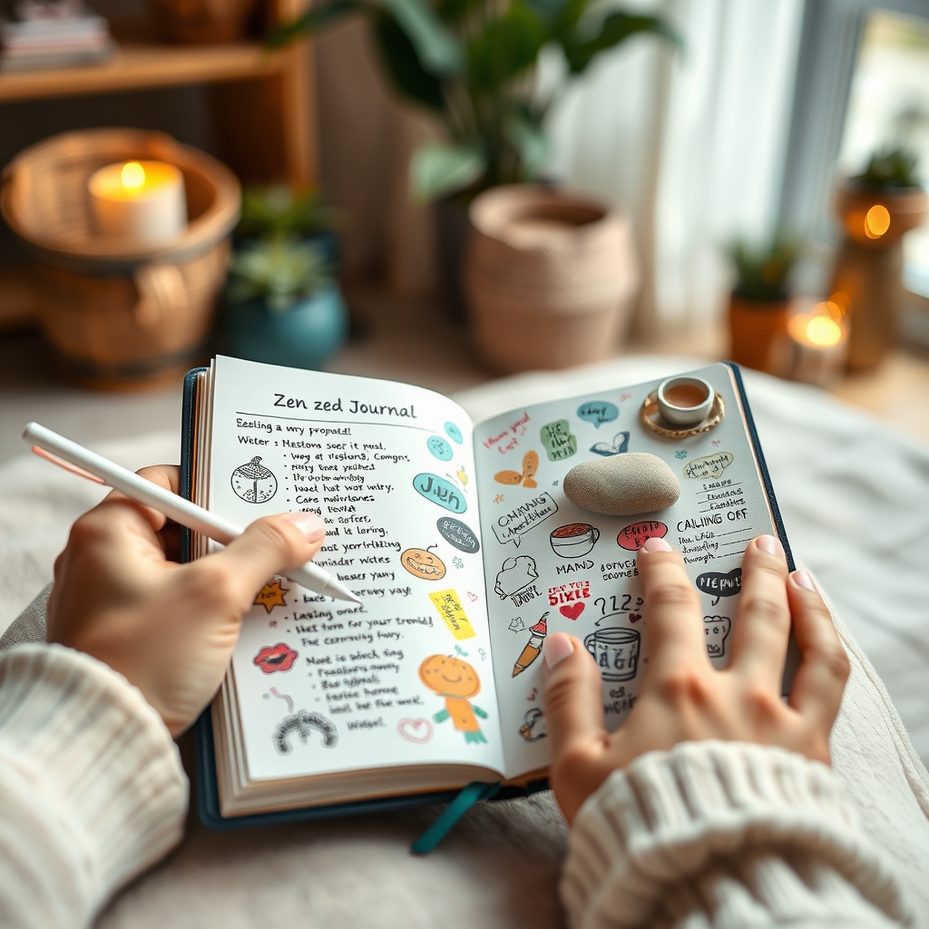 zen journal in action