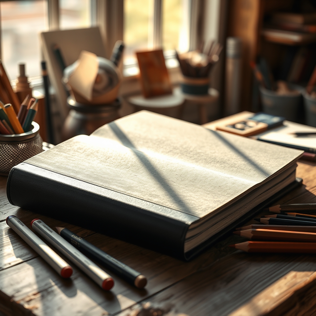 sketchbook black product view