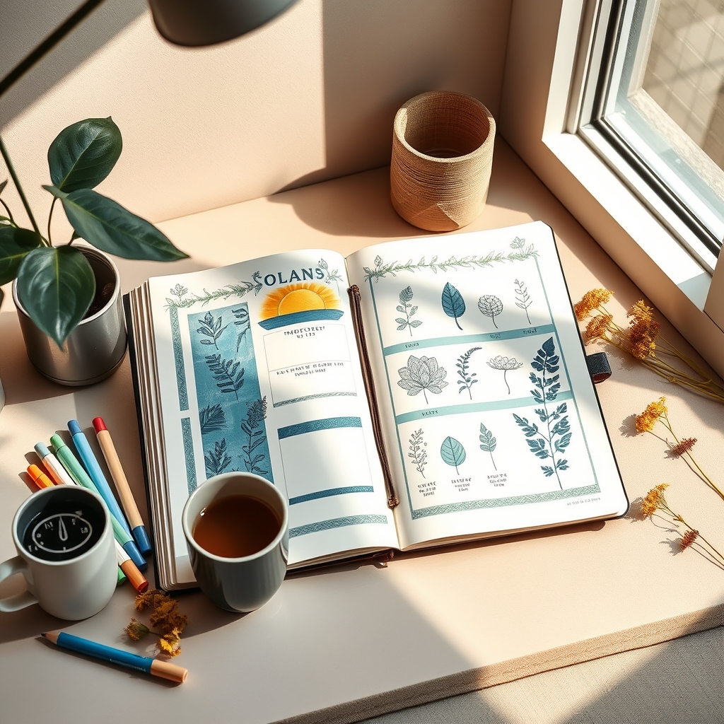 solarpunk journal aesthetic - Illustration 3
