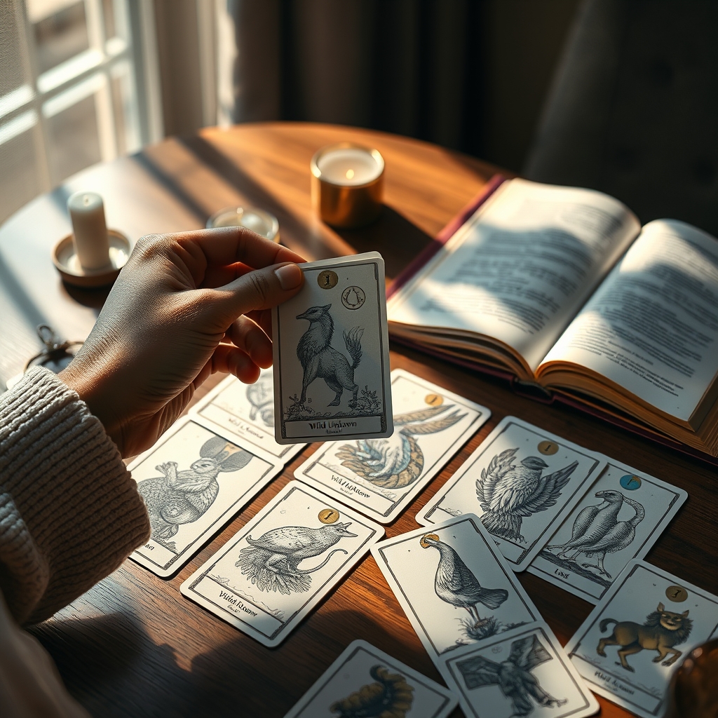 tarot deck in action