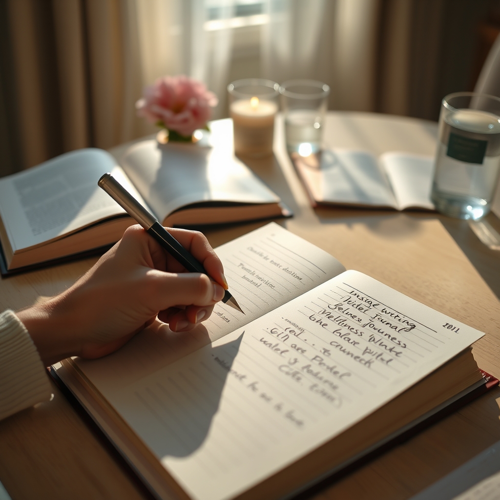 mindfulness journal in action