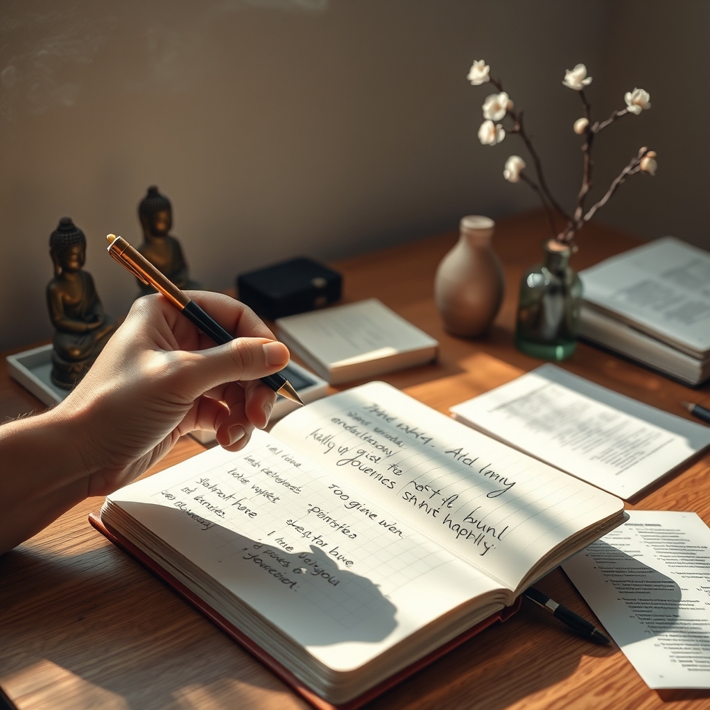 zen journal in action