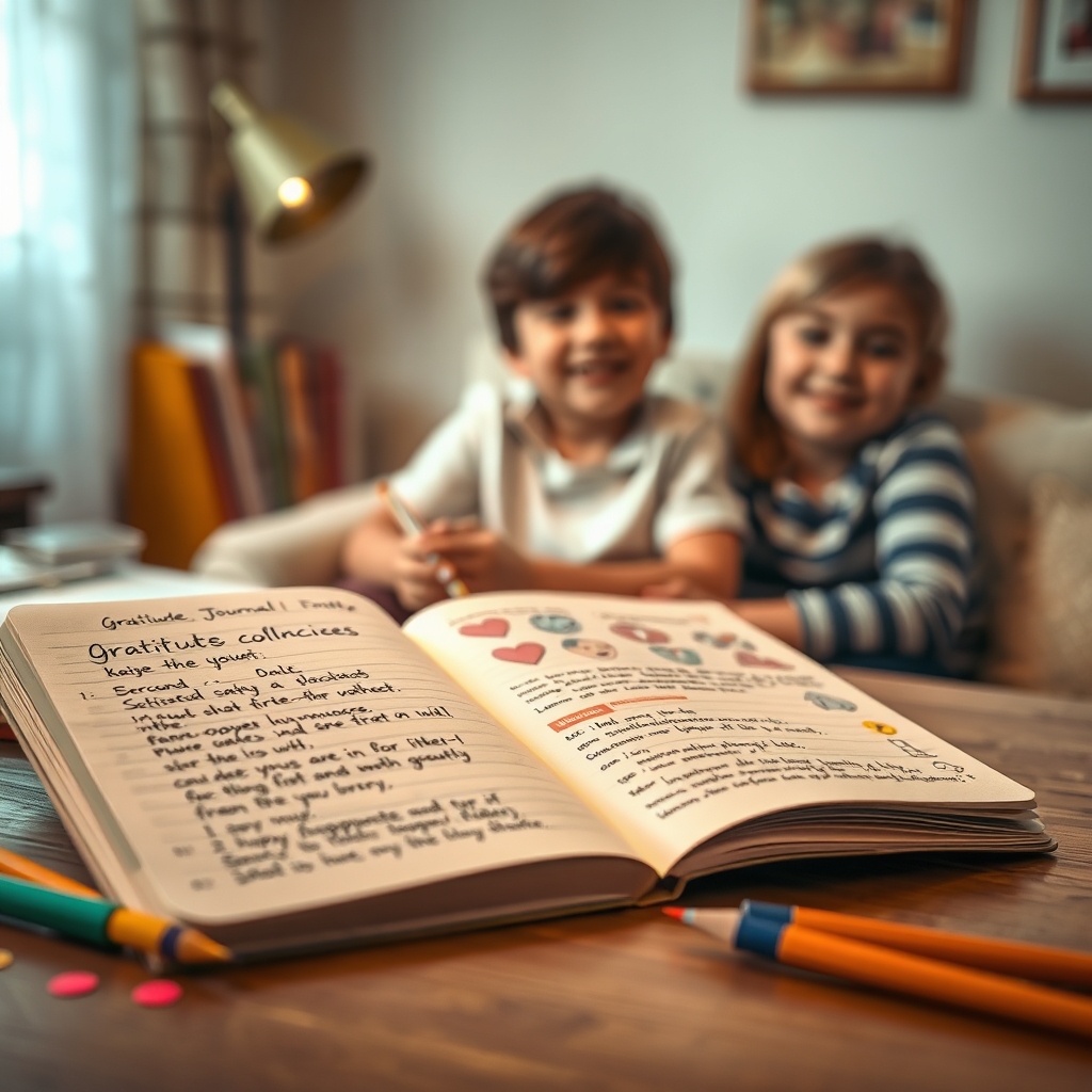 gratitude journal in action