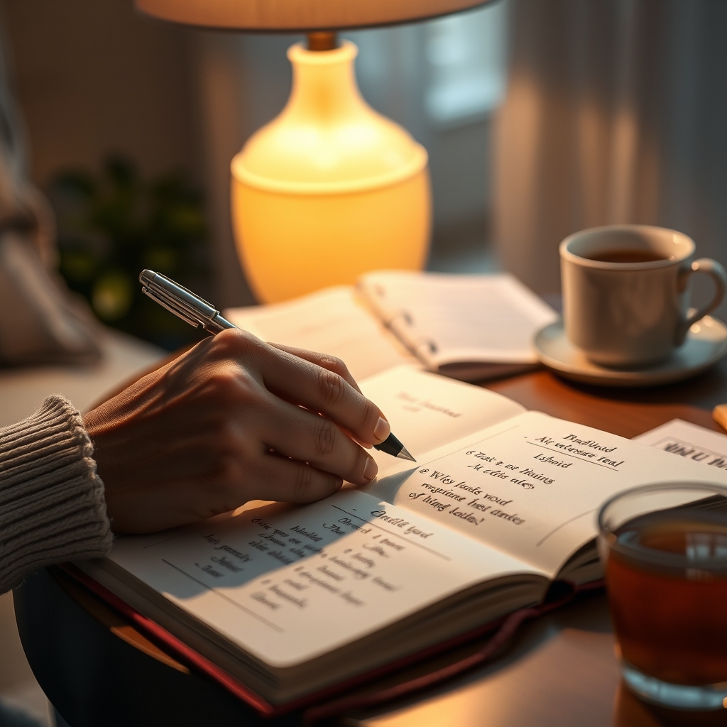 gratitude journal in action