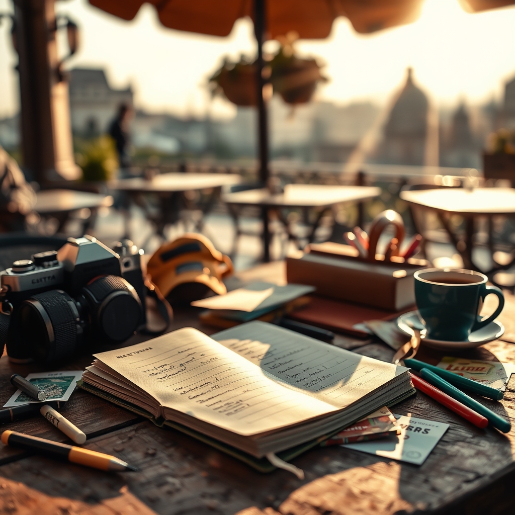 travel journal product view